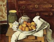 Paul Cezanne Nature morte avec commode painting